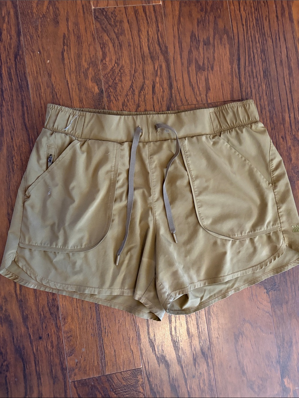 all in motion Olive Drawstring Athletic Shorts